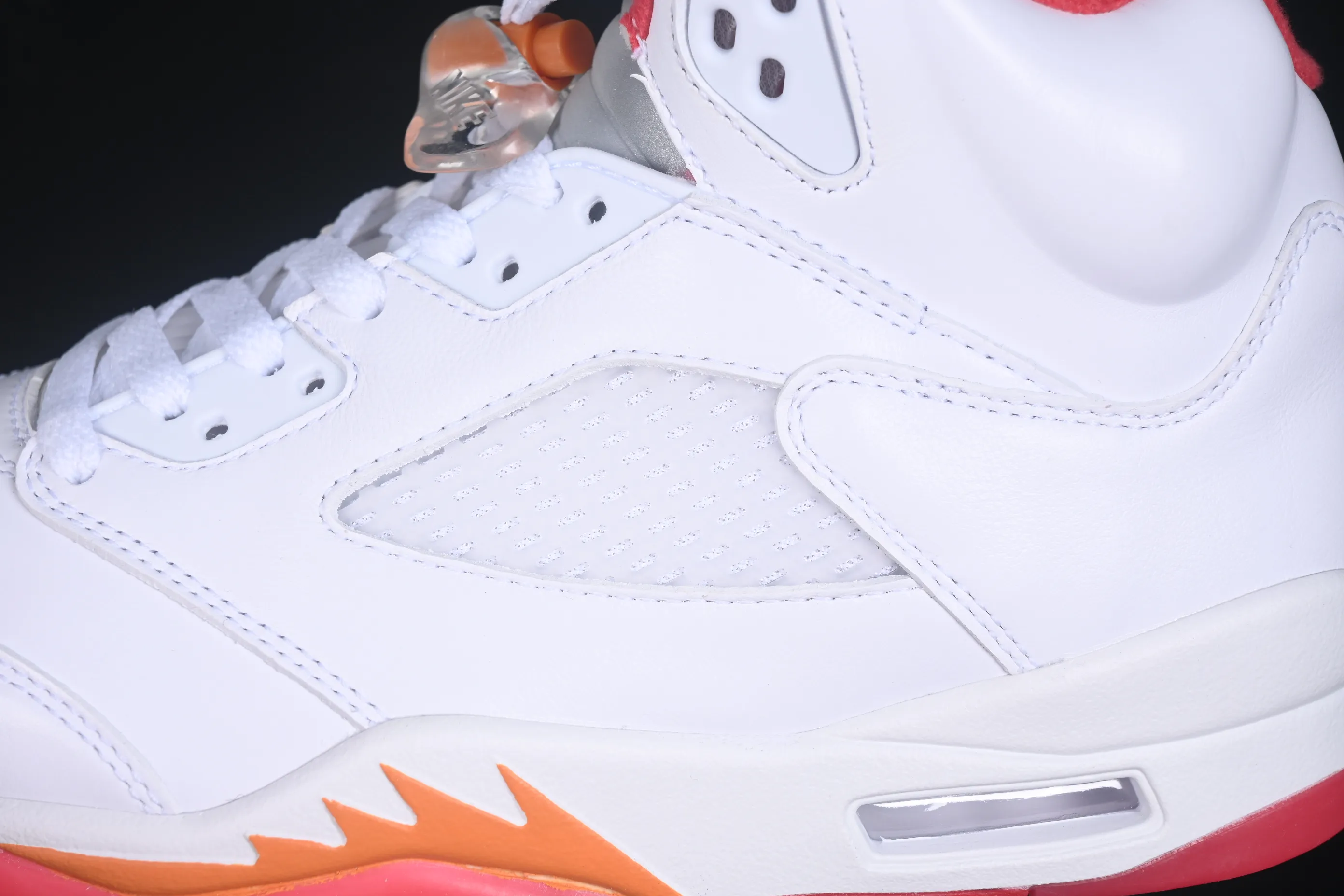 All categories Air Jordan Jordan series basketball shoes Air Jordan 5 Air Jordan 5 Retro "Sunset" AJ5 Joe 5 white orange red IV5678-102